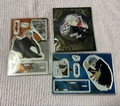 呪術廻戦　虎杖悠仁　五条悟　ジオラマフィギュア　　バースデイ缶バッジ