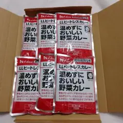 ハウス LLヒートレスカレー 温めずにおいしい野菜カレー 6個のサムネイル