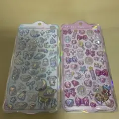 正規品　ボンボンドロップシール　ちゅるきら　オリジナル　オーロラ　宝石　わんわん