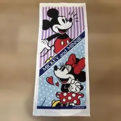 Disney ミッキーとミニー フェイスタオル