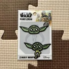 映画スターウォーズ　マンダロリアン＆グローグー　2wayワッペン