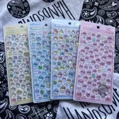ボンボンドロップシール　mini ミニ　しずくちゃん　みるみるちゃん 4種