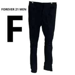 ✨一点限り✨FOREVER 21 MEN 【F】ブラック スキニーパンツ