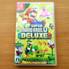 【美品】New スーパーマリオブラザーズ U デラックス Switch ソフト