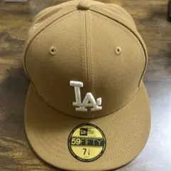New Era 59FIFTY LAキャップ ブラウン 7 1/8