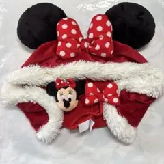 ミニーちゃんファンキャップ ファー リボン ディズニー