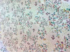 花柄プリント綿生地 ローン柄