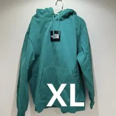THE NORTH FACE ターコイズ フード付きパーカー