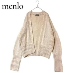menlo 長袖ニット カーディガン ゆったり 古着 韓国ファッション