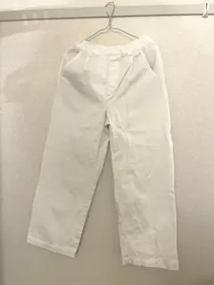 HUNCH コットンツイルストレートパンツ　レディース　ホワイトのサムネイル