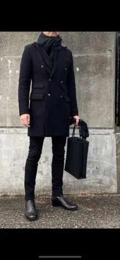 新品 イレブンティ プラチナム ウール ショールカラー ニット