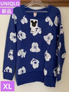 新品UNIQLO×Disneyミッキー スウェットプルオーバー XL