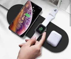 【新品未使用】3in1ワイヤレス充電器AppleWatch iPhone etc