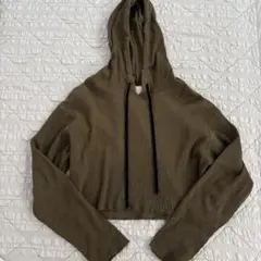 美品☆Sea Roomlynn クロップド丈リブ編みパーカー
