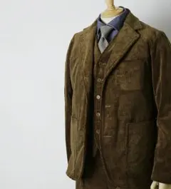 NIGEL CABOURN マロリーベスト ジレ 50 リネン100% タグ付 NIGEL CABOURN マロリーベスト ジレ 50 リネン100% タグ付