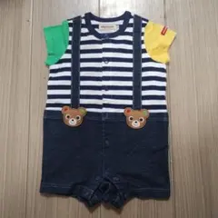 ミキハウス　ロンパース　70