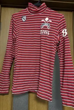 PEARLY GATES ボーダー ハイネックシャツ