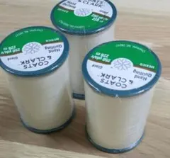 キルト糸 デュアルデューティ　256番　生成色　3本セット