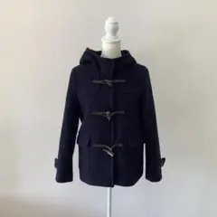 【38】グリーンレーベルリラクシング ♡ ダッフルコート ネイビー ショート丈