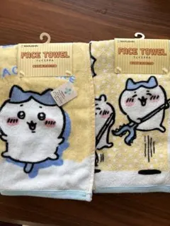 ちいかわ ハチワレフェイスタオル2組
