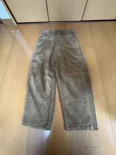 UNIQLO コーデュロイ ワイドパンツ ベージュ