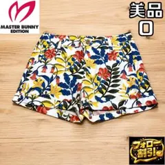 【フォロー割】マスターバニー 花柄 ショートパンツ 総柄 ゴルフ 0 美品のサムネイル