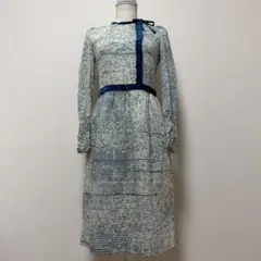 mina perhonen ripple marks 長袖ワンピース 38 - メルカリ