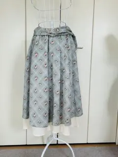 アクシーズファム 花柄スカート