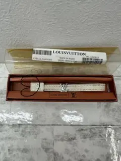 LOUIS VUITTON ホワイトストラップキーホルダーのサムネイル