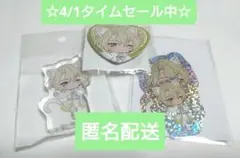 値下げ*あんスタ ナンジャタウン 巴日和 アクリルマスコット ハート缶バッジ