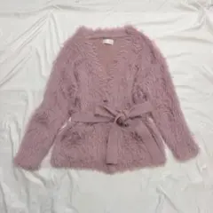 シールームリン　SeaRoomlynn シャギーニットカーディガン ピンク