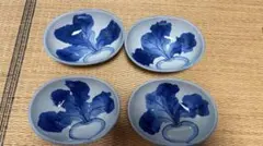未使用】源右衛門窯 染濃梅見込文 梅形小皿5枚組 - メルカリ