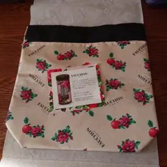 [新品未使用]FAUCHON トートバッグ 花とリンゴ