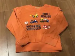 【値下げしました】MIKI HOUSE くるま柄　トレーナー 120