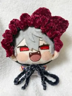 にじまるっと にじぬい ヘッドドレス リボン ツイード ブラック ぬい服