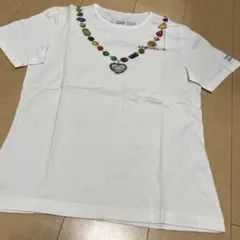 タグ付き新品　マドモアゼルノンノンパパス　Tシャツ　長袖　Ｌ　綿100% タグ付き新品 マドモアゼルノンノンパパス L 長袖Tシャツ 綿100