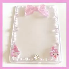 硬質ケース デコ クリアピンク