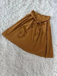 ロペピクニック フレア スカート マスタード イエロー M サイズ 紐あり