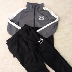 Under Armour ジャージセット YSサイズ グレー/ブラック