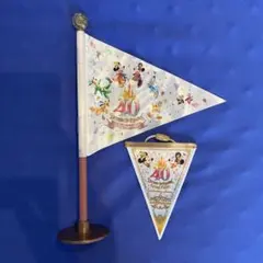 ディズニーランド 40周年 フラッグ　タペストリー