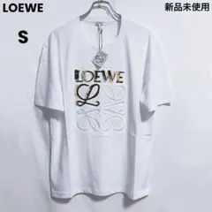 LOEWE ロエベ アナグラム ロゴ刺繍　Tシャツ ホワイト　Sサイズのサムネイル