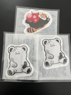 グラニフ 札幌限定 ノベルティ 熊 IKAKU 使いすてカイロ 3個