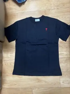 AMI PARIS アミパリス Tシャツ ハート刺繍 半袖 ブラックのサムネイル