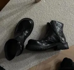 s*e様 【即日発送】 black design zip boots Y2K o - メルカリ