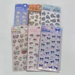 サンリオ　ぷくっとシール　6枚セット