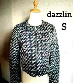 【dazzlin 】ツイードジャケットS❄️ 試着のみ✨美品✨