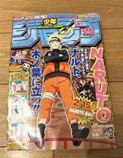 NARUTOカード未開封 週刊少年ジャンプ 2008年35号 プロモ 付録付
