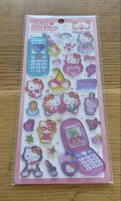 正規品　新品未開封！平成はっぴ〜フォン　ハローキティ ステッカー　シール