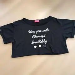 LOVE RABBY ロゴTシャツ ブラック J-Mサイズ