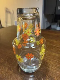 昭和レトロ　アデリア　アデリアレトロ　水差し　冠水瓶　グラスセット